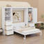 Lit escamotable Murphy avec placard, tiroirs et tablettes-1845241133