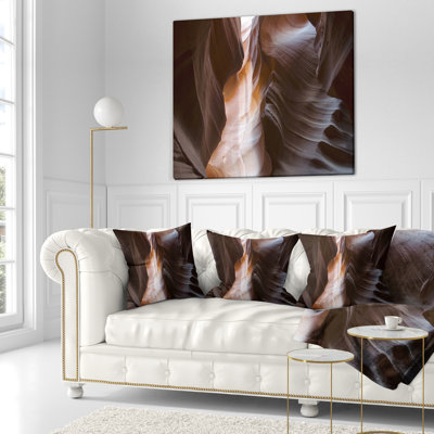 Coussin Brown Antelope Canyon