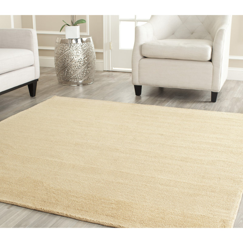 Tapis beige en laine Moreau, Rectangle 9 pi x 12 pi