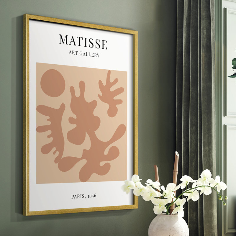 Matisse LXVIII Framed Print - Solid Wood, H 10 po x l 8 po
