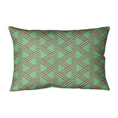 Coussin lombaire géométrique