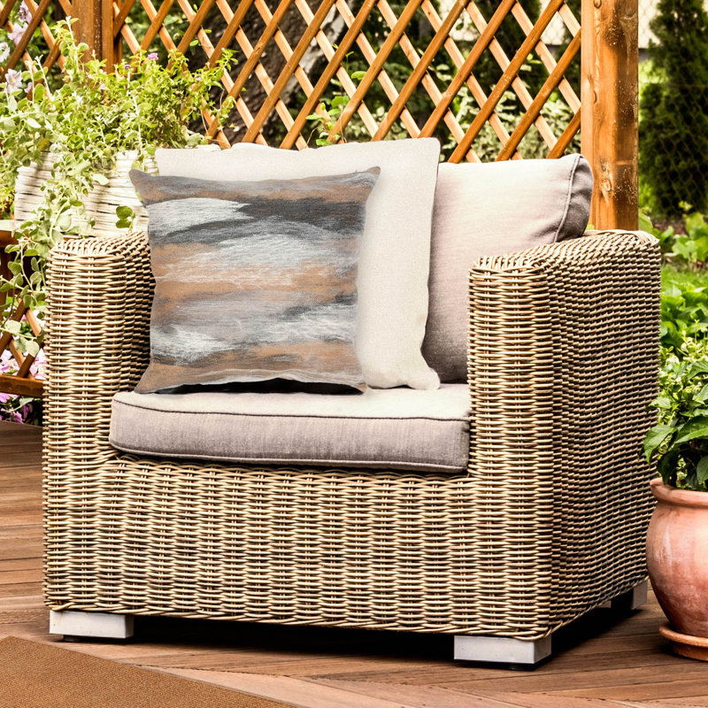 Housse et insert de coussin d'extérieur Marina, 20 po x 20 po, Taupe