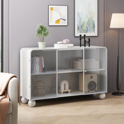 Armoire de rangement en verre 47,25 po