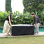 Bogota 60" W Solid Teak Outdoor Deck Box Free Patio Cover