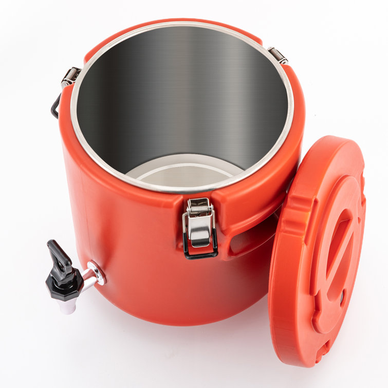 3.7 Gallon Red Insulated Hot Cold Catering Beverage Drink