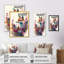 «Cute Fox Floral Art II», peinture sur toile-1182287512-1182287526