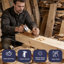 Tablette flottante rustique 60 po 60 po, manteau de cheminée en bois massif sculpté à la main pour décoration murale, décor décoratif ou centre multimédia