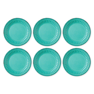 Chateau, 9" Plate, Turquoise S6