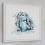 «Lapin Bleu», reproduction encadrée-33305840