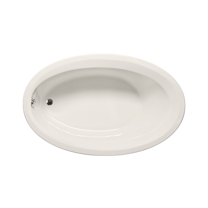 Avalon 60" x 40" Drop In Combination Acrylic Bathtub, Biscuit