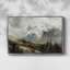 Paysage rétro - Toile tendue avec châssis-1738522423-1738120271