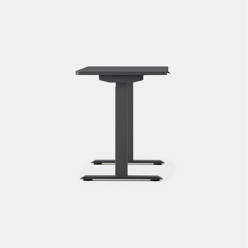Duo Standing Desk, Charcoal, Charcoal, 47.3" H x 48" W x 24" D