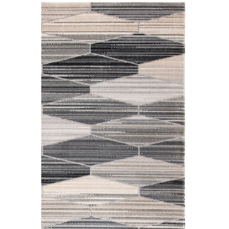 Tapis d'intérieur / extérieur géométrique Altom 300 Performance, Carré 6 pi 7 po