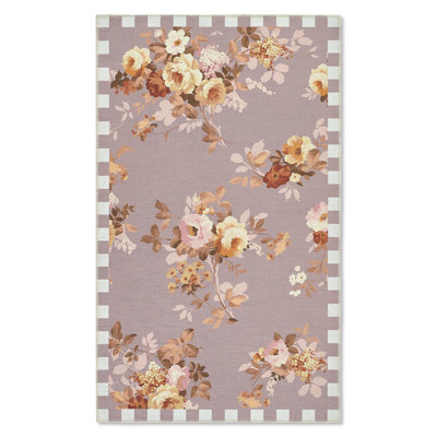 Wild Rose Washable Rug