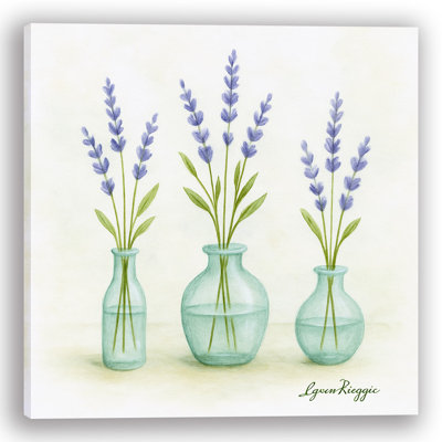 «Lavender Serenity» - Art mural doux sur toile botanique
