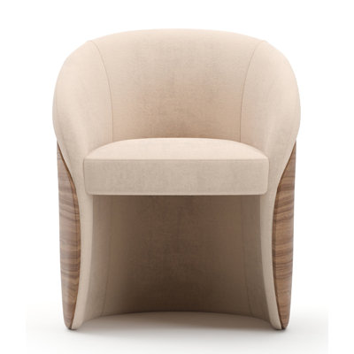 Fleur Wood Back Dining Chair