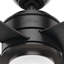Ventilateur de plafond d'intérieur moderne à 4 pales de 52 po avec lumières et commande murale Hepburn-23681194