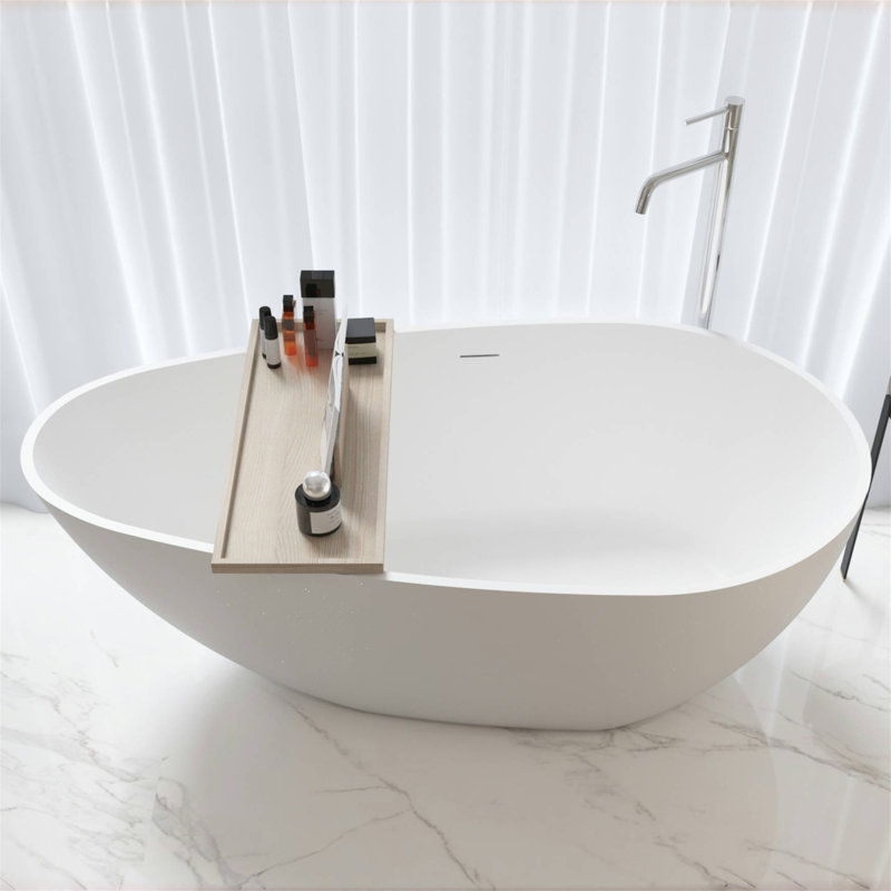59'' x 30.7'' Solid Surface Bathtub