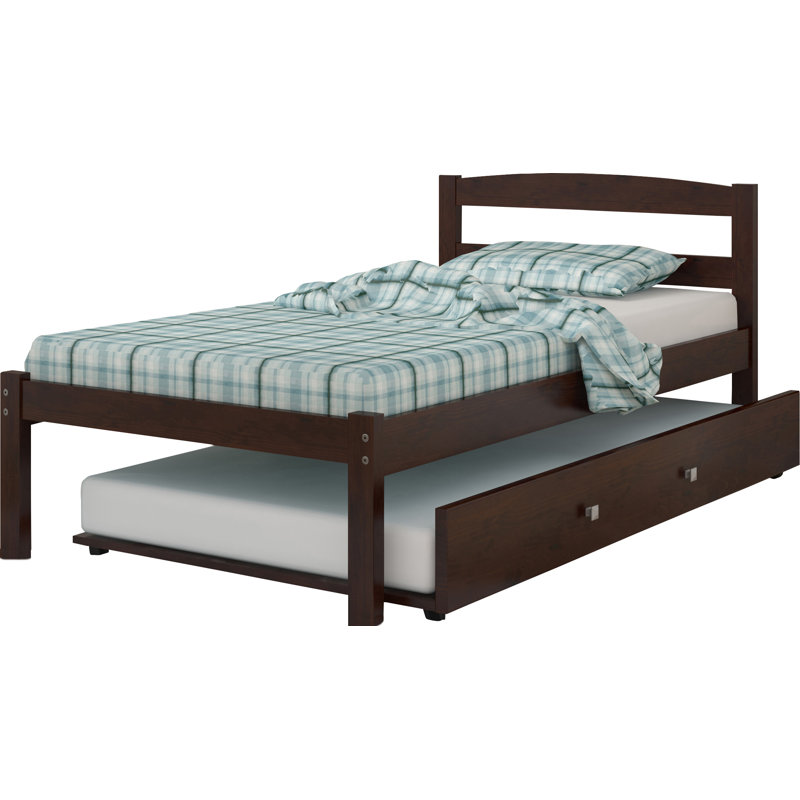Lit plateforme Goddard, Double, Cappuccino foncé
