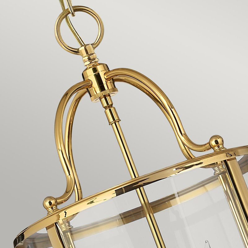 Tibbetts 4 - Light Lantern Pendant, Polished Brass