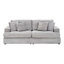 Canapé en velours 3 places avec 4 coussins décoratifs Corduroy-102079714-116190549