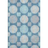 Premium Machine Washable Prisco Teal Rug