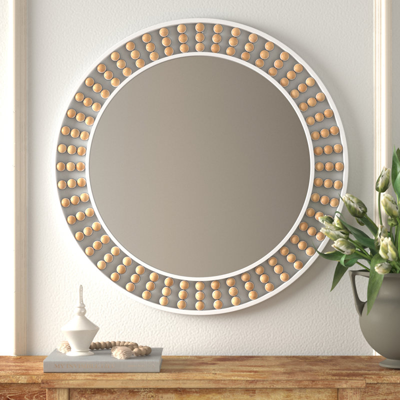 Arthell Mandy Wall Mirror, White