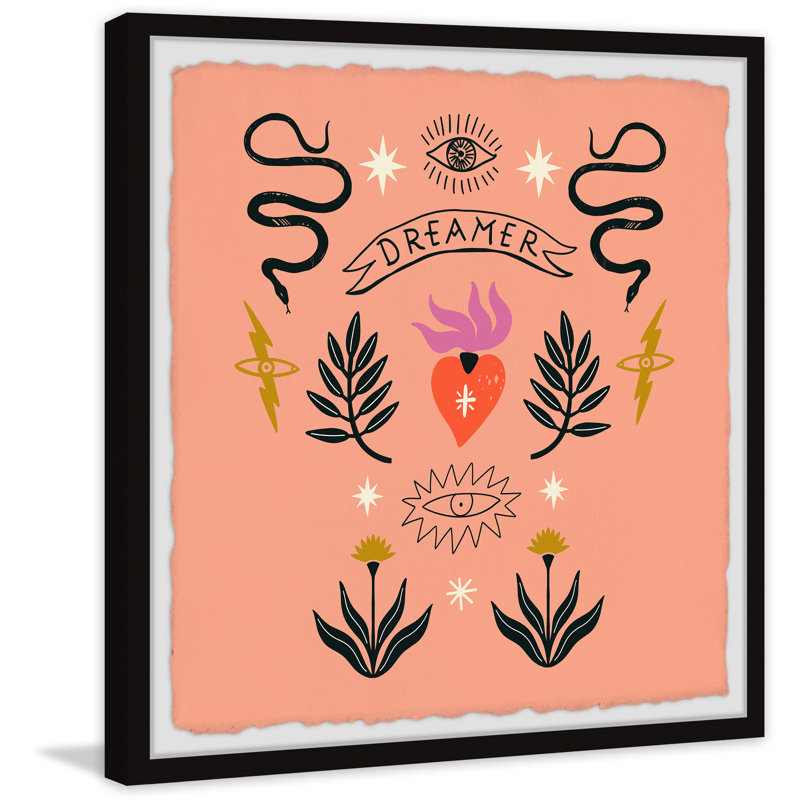 The Dreamer's Dream by Marmont Hill - Single Picture Frame Painting, 61cm H x 61cm W x 3.81cm D