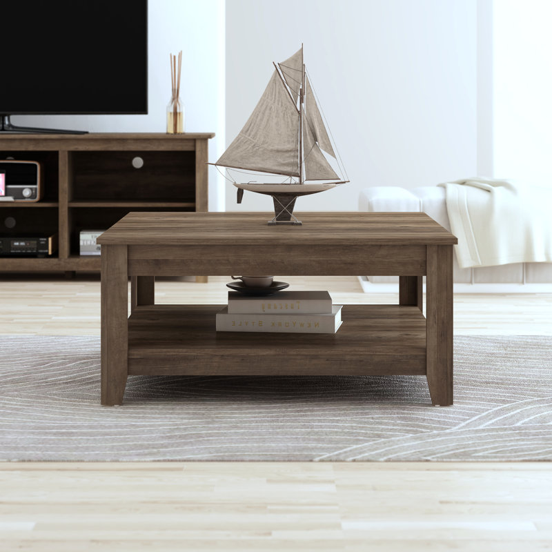 Weddel Basilico Coffee Table with Storage - Classic Style