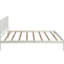 Lit plateforme simple avec tête de lit, support à lattes en bois stable, sans sommier, sommier blanc requis, lattes robustes, teinte-129076644