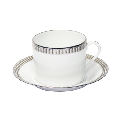 Plumes Porcelain Cappuccino Cup