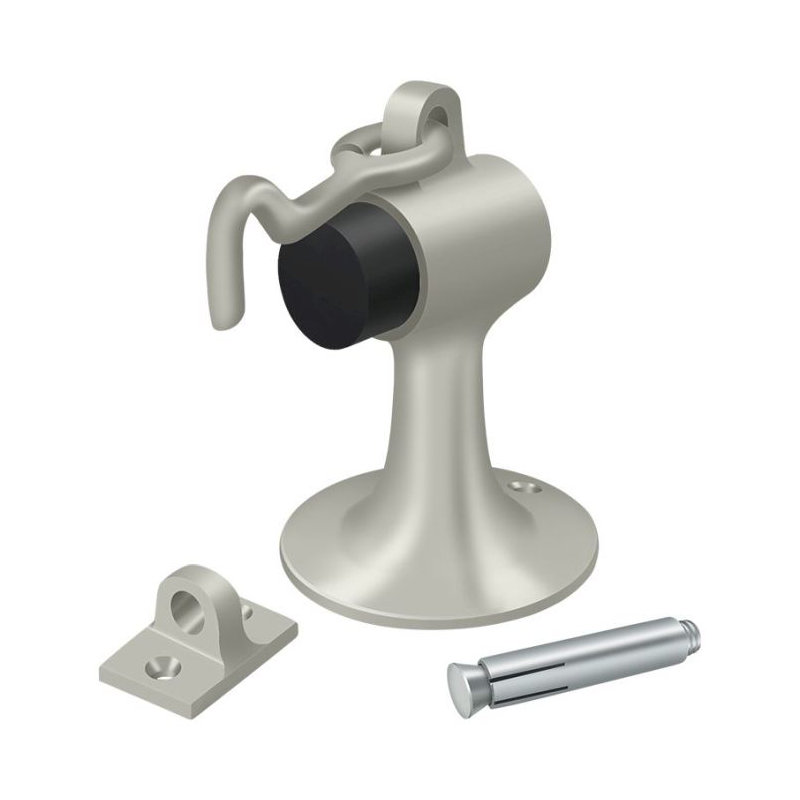 Door Stop, Brushed Nickel