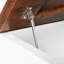 Table basse, table de salle à manger multifonctionnelle, table de salon, blanc rétro-1657602097