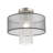 Haney Linen Blend Semi Flush Mount-1297012550-1297012557