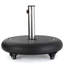 Base de parasol d'extérieur robuste - Noir, acier inoxydable, support carré 21,45 po en acier noir x 3,15 po