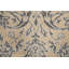 Tapis oriental floral à motif floral végétal noué à la main 6 x 9