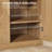 Wood Sideboard Cabinet with Adjustable Shelves-2010826290