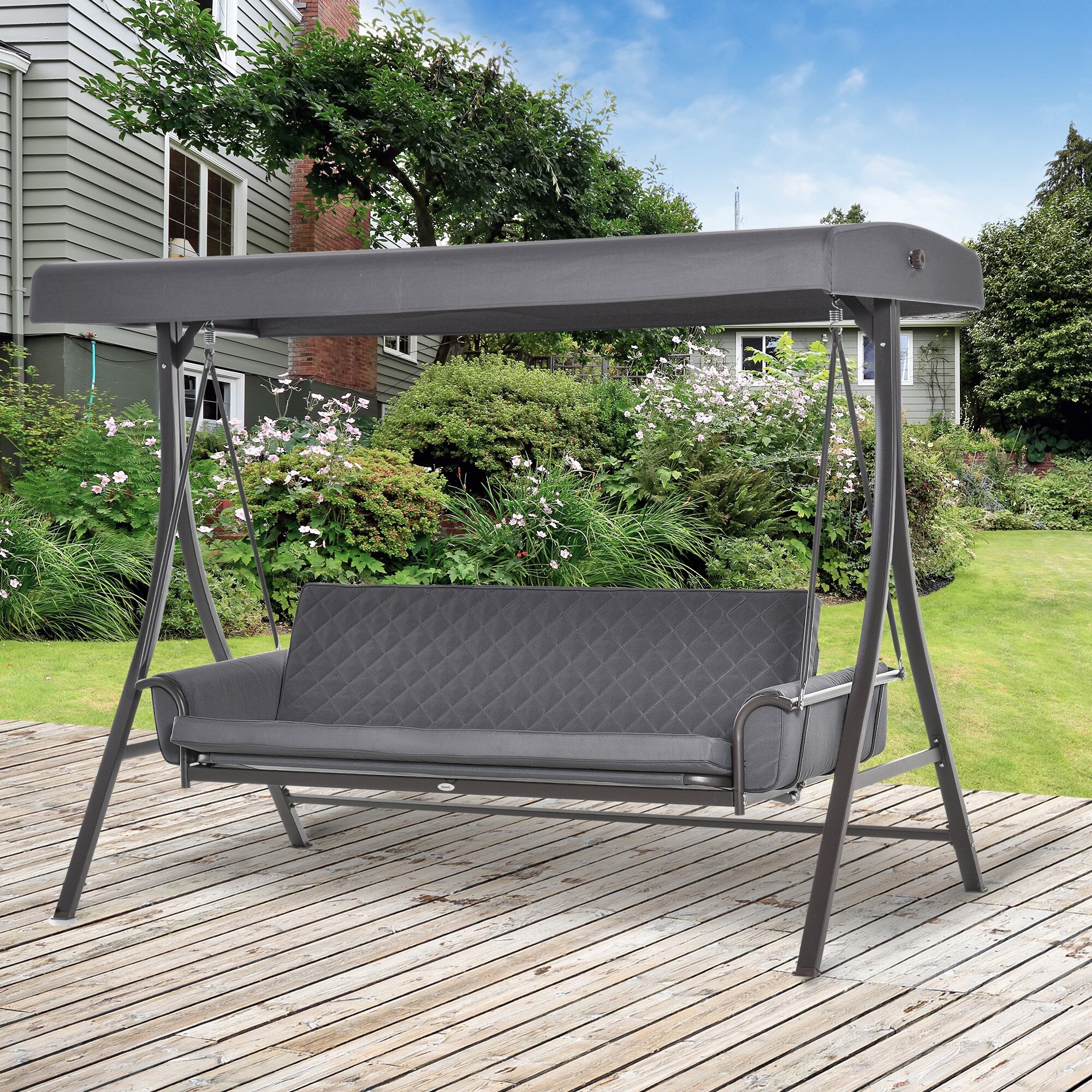 Arlmont & Co. Juell Patio Porch Swing & Reviews | Wayfair