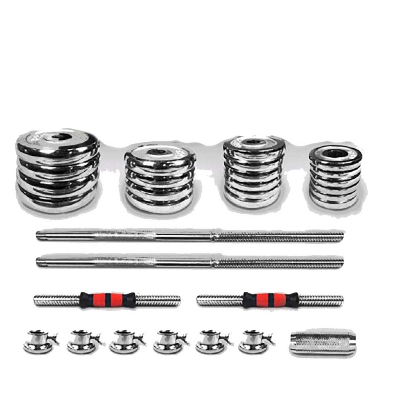 Ensemble de haltères réglables Home Gym Fonte Barbell Ensembles avec boîte de transport