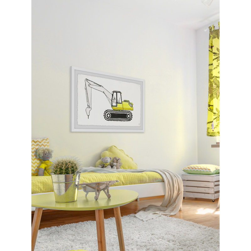 Terron Jackhammer Truck - Print, 20cm H x 30cm W