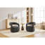 Chaises d'appoint pivotantes, grand siège en chenille, chaise moderne pour la maison
