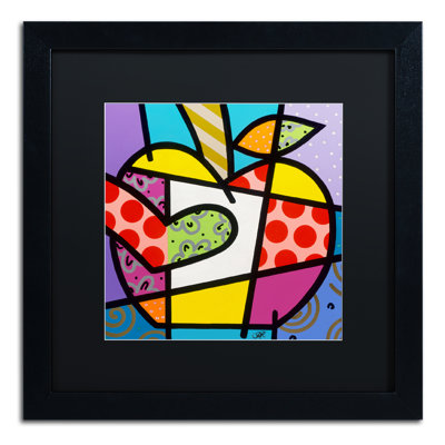 Divina Big Apple I Framed Print on Canvas