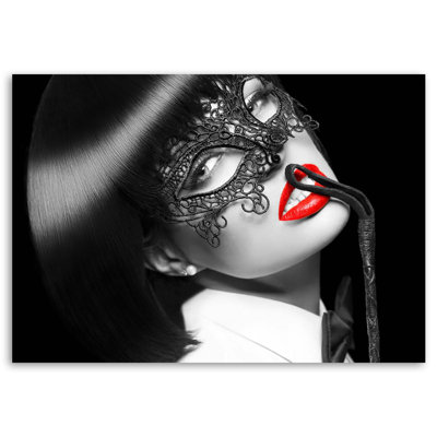 Sexy Woman 1 Piece Wall Art on Canvas