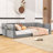 Upholstery Daybed with Storage pocket-1397587665-1397587667