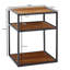 Jamieleigh 40cm W Stainless Steel Bedside Table