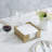 Square Gold Napkin Paper Towel Holder