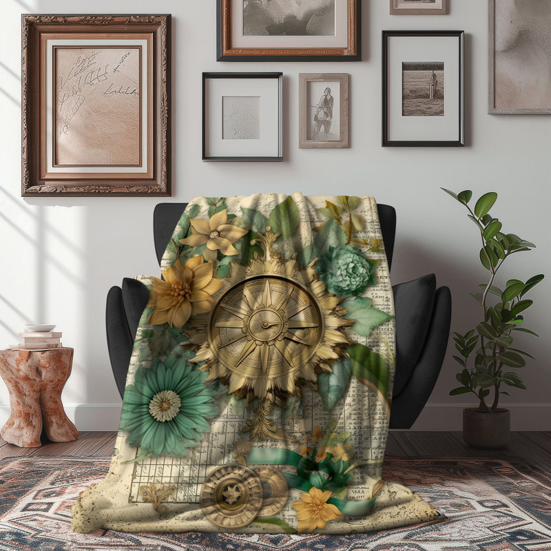 Golden Grove Hideaway - couverture sherpa 1 pièce de qualité supérieure - reproduction d'art luxueuse, Grand lit