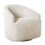 Chaise pivotante rembourrée à 360 degrés