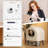 Self Cleaning Litter Box, App Control，95L Automatic Cat Litter Box Self Cleaning Large Capacity for Multiple Cats, App-Controlled with Safety Sensors, Removable Washable Liner,2 Rolls Garbage Bags,Grey