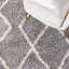 Tapis géométrique gris / ivoire-1969337234